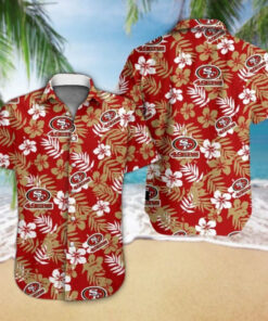 49ers aloha shirt, 49ers hawaiian, 49ers hawaiian shirt, hawaiian 49ers shirt, niners hawaiian shirt, san francisco 49ers hawaiian shirt