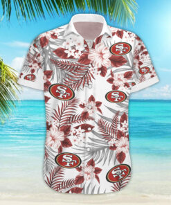 49ers aloha shirt, 49ers hawaiian, 49ers hawaiian shirt, hawaiian 49ers shirt, niners hawaiian shirt, san francisco 49ers hawaiian shirt